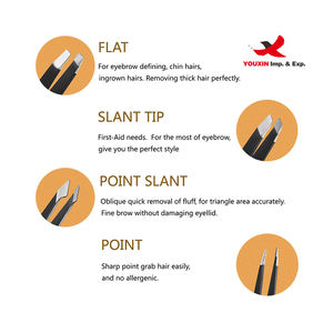 Juego de Pinzas para Extensión de Pestañas FENGFLY de 4 Piezas, Precio Bajo por Compra Combinada, Pinzas de Acero Inoxidable Reutilizables de Punta Fina, Venta al Por Mayor - Product Image 4