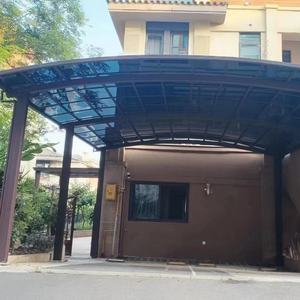 Abri de voiture résidentiel fermé en alliage d'aluminium moderne pour la pluie, pour la villa, la cour, le <span class=keywords><strong>garage</strong></span> et le stationnement. - Product Image 6