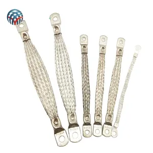 Connecteur à sertir en <span class=keywords><strong>cuivre</strong></span> pour câble plat tressé 6mm² avec blindage étamé pour fils électriques souterrains - Product Image 1