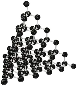 6层金刚石晶体结构分子模型