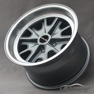 F99926 Vente à Chaud Plat Profond 15x9 17x9 Concave 15 17 Pouces 5x114.3 Jantes en Alliage Gris Pistolet 5 Trous Jantes de Voiture pour BMW <span class=keywords><strong>Toyota</strong></span> Porsche - Product Image 4