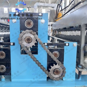 Art Decorative Double-layer Embossed Color Steel <b>Tile</b> Full-automatic Roll Forming Machine PLC Control Gear Bearing Multi-voltage - Product Image 2