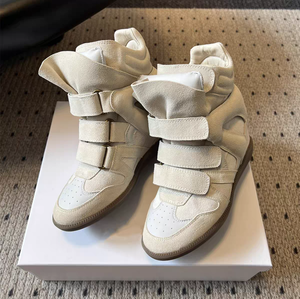 Chaussures de sport décontractées montantes de style européen et américain pour femmes, streetwear d'extérieur, avec rehausseurs de hauteur intégrés, pour l'été et l'eau - Product Image 3