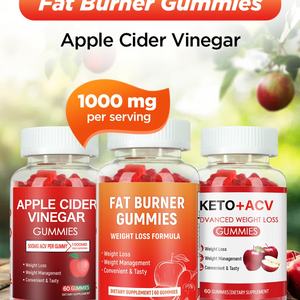 Gomitas quemagrasas de alta calidad Chinaherbs, gomitas de vinagre de sidra de manzana orgánico KETO, té adelgazante para la pérdida de peso - Product Image 5