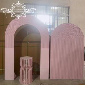 Pvc רקע ורוד לוחות במה חתונה הספק קישוט - Product Image 3