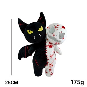 뜨거운 독창적 인 디자인 할로윈 야광 봉제 장난감 해골 호박 유령 박쥐 양방향 인형 - Product Image 2