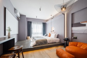 Muebles de Dormitorio de <span class=keywords><strong>Hotel</strong></span> de Lujo Modernos con Paneles de Madera BananaS, Juego Completo Personalizado - Product Image 2