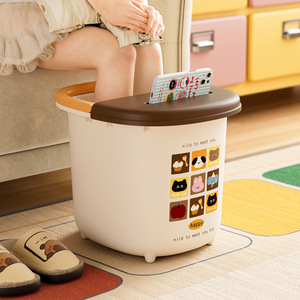 Foot Bath Tub Extra Deep Thick Plastic Massage Function For Adults Round Shape - Product Image 3