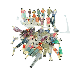 Senlin artesanía tren mesa de arena modelo materiales de construcción en miniatura micro-Paisaje simulación personaje decorativo pequeño color peo - Product Image 4