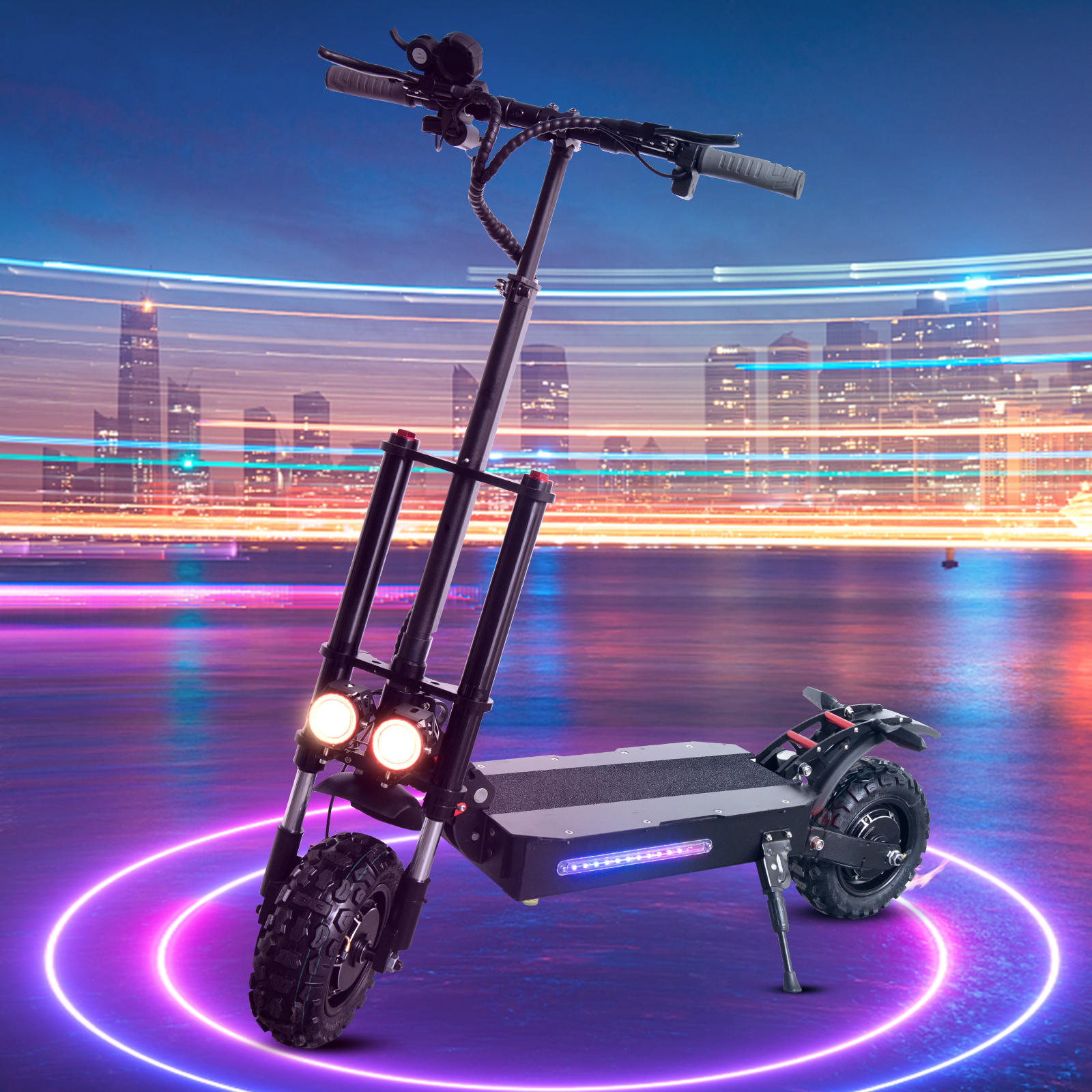 Arwibon мощность двигателя 11 дюймов внедорожные широкие шины электрический скутер цена Китай высокое качество 60v50ah Электрический скутер