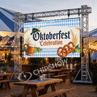 Écran LED d'extérieur P3.91 IP65 étanche 7680Hz pour location, panneau mural 500x1000mm pour événements et toile de fond, idéal pour la célébration de l'Oktoberfest