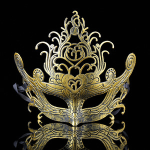 หน้ากากเวนิสสำหรับฮาโลวีน งานปาร์ตี้สวมหน้ากากสไตล์วินเทจ ของตกแต่งงานปาร์ตี้โรมันโบราณ สำหรับผู้ใหญ่และเด็ก หน้ากากครึ่งหน้าแกะสลักแบบโบราณ - Product Image 5