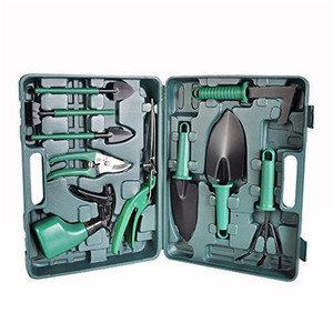 10pcs Gardening Kit Multipurpose Garden Supplies Including Shovel Rake Spade Shears Watering Can Pickaxe