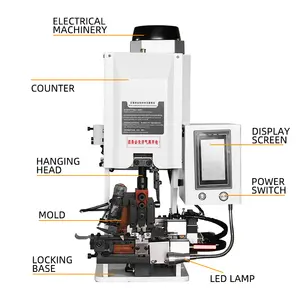 Máquina peladora de corte de crimpado completamente automática multifunción Máquina prensadora automática Máquina prensadora de terminales de cable eléctrico