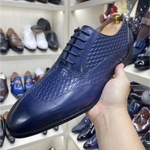 Zapatos de Cuero de Negocios para Hombre de Alta Calidad, Zapatos Casuales Hechos a Mano, Zapatos de Vestir de Piel de Vaca, Zapatos de Cuero Modernos para Hombre - Product Image 1