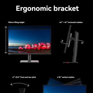 Moniteur d'ordinateur <span class=keywords><strong>Lenovo</strong></span> ThinkVision <span class=keywords><strong>27</strong></span> <span class=keywords><strong>pouces</strong></span> avec support réglable IPS T27i-30, prend en charge l'affichage mural - Product Image 6