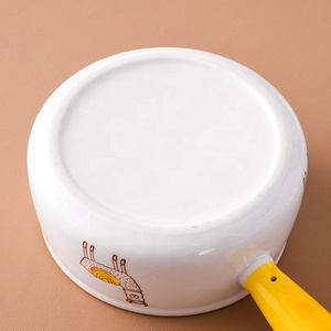 Tazón de Cerámica Ecológico de Diseño Exclusivo con Asa Individual, Estilo Nórdico Moderno, Capacidad de 400 ml, Vajilla para el Hogar, en Oferta - Product Image 2