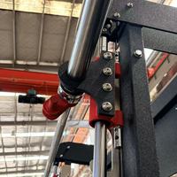 Machine Smith Commerciale à Contrepoids, Angle Réglable de 0 à 7 Degrés, Rack de Musculation Robuste en Acier, Équipement de Gymnastique