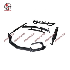 Paraurti auto stile RT forgiato in carbonio con <span class=keywords><strong>Splitter</strong></span> anteriore pannello laterale Kit corpo alare per 15 16 AM-G GT GTS diffusore posteriore Spoiler - Product Image 5