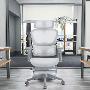 Konfot เก้าอี้ตาข่ายปรับระดับได้เก้าอี้สไตล์สำนักงานพนักพิงศีรษะ4D 5D สูงดีไซน์ตามหลักการยศาสตร์เฟอร์นิเจอร์เชิงพาณิชย์ - Product Image 1