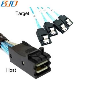 <span class=keywords><strong>สาย</strong></span>ต่อขยายข้อมูลฮาร์ด<span class=keywords><strong>ดิ</strong></span><span class=keywords><strong>ส</strong></span>ก์แบบ Mini SAS SFF-8643 ต่อเป็น SATA 3.0 7 พิน 4 พอร์ต ความเร็ว 6Gbps ความยาว 1 เมตร 0.5 เมตร ขายส่งจากโรงงาน - Product Image 3