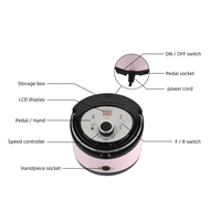 Pro-tool – perceuse à ongles pour manucure et pédicure, outil de détail EU/AU/US/UK/Offre Spéciale, gravure, fabricant DC, 65W, 0-35,000rpm, 2kg