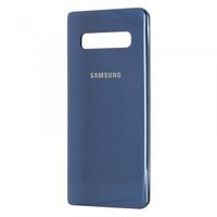 Pour S10 Plus G975F PC Étui de téléphone portable antichoc de couleur unie sans support - Bleu