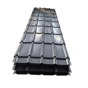 Tôles de toiture en acier galvanisé ondulé de qualité supérieure, colorées, longues, 6 m, prix des tôles en acier Ibr, calibre 28 - Product Image 1