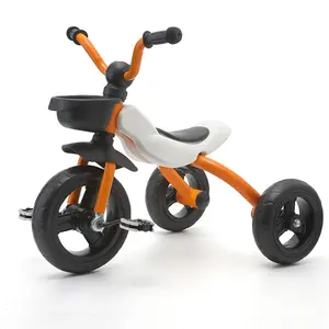 Tricycle à pédales pour enfants de 2 à 6 ans, bicyclette pliable à 3 roues pour bébés