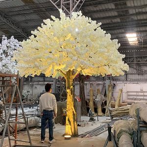 ต้นซากุระประดิษฐ์ LED กันน้ำ ขนาด 8 ฟุต สีขาวชมพู สำหรับงานแต่งงาน ตกแต่งภายในและภายนอก สวน ห้างสรรพสินค้า คริสต์มาส OH ARTS - Product Image 4