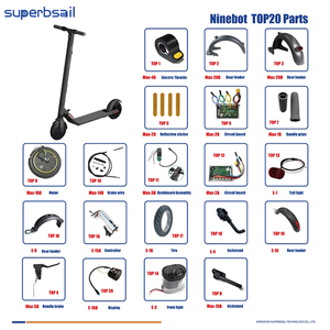 Pièces <span class=keywords><strong>de</strong></span> rechange pour scooter Superbsail Ninebot pour toutes sortes <span class=keywords><strong>de</strong></span> réparations et d'entretien <span class=keywords><strong>de</strong></span> scooter électrique - Product Image 1