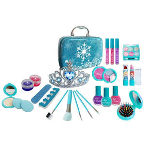 Kit de Cosméticos de Plástico para Niñas, Juego de Maquillaje de Juguete No Tóxico para Preescolares, Caja de Colores, Venta al Por Mayor - Product Image 4