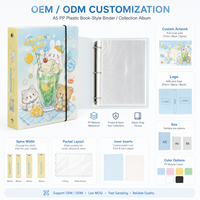 Carpeta Personalizada A5 de PP con 3 Anillas y Cierre Elástico, Bolsillos Transparentes para Archivos, Fabricante de Carpetas de Plástico OEM ODM