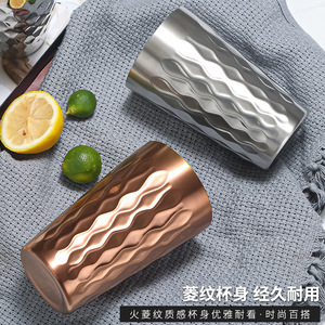 Stainless Steel Tumbler 304 Straight Cup Food Grade Anti Scalding Party <b>Beer</b> Mug - Product Image 3