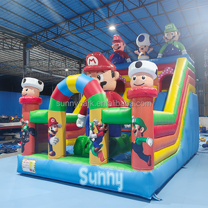 Parque infantil comercial <span class=keywords><strong>Mario</strong></span> <span class=keywords><strong>Bros</strong></span> Jumping Castle <span class=keywords><strong>Mario</strong></span> Bouncy Castle para niños - Product Image 3