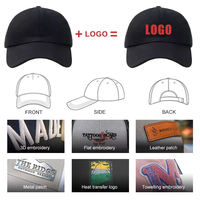 Casquettes de baseball bicolores avec logo personnalisé, broderie 3D en relief, 6 panneaux, en coton, ajustables, pour sports de plein air, style trucker, vente en gros