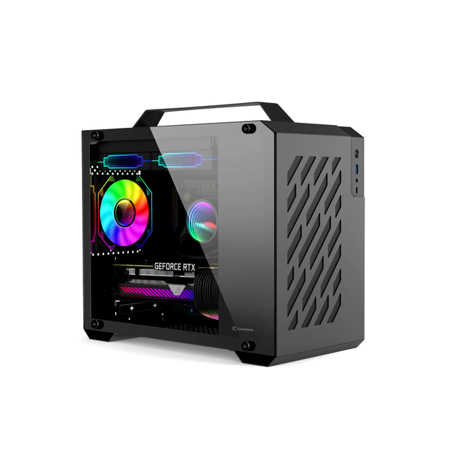 ZeroMaster X200 Portable Desktop Computer MATX Glass Side Transparent 240 Water-Cooled ITX Aluminum Alloy Full Tower TYPE-C Case