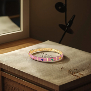 <strong>Child</strong> Enamel Baby <strong>Bracelet</strong> Gold Plating Jewelry Square Shape Heart Bangle Opening Bangle Women 925 <strong>Silver</strong> Bangle <strong>Bracelets</strong> - Product Image 3