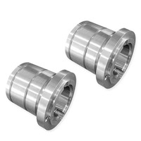 Pièce de rechange optique d'anodisation dure noire de fraisage CNC en aluminium personnalisé pour appareil photo, télescope, lampe de poche, baril d'objectif de lumière LED