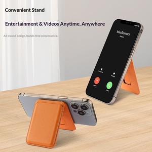 Tarjetero de Cuero PU Multicolor con Logotipo Personalizado, Cartera para Teléfono con Imanes Fuertes para iPhone 17 16 <span class=keywords><strong>Pro</strong></span> <span class=keywords><strong>Max</strong></span> 15 <span class=keywords><strong>14</strong></span> 13 12, Ideal para Escritorios - Product Image 3