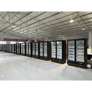 -25 Congelador de puerta de vidrio de 3 puertas de tira magnética sin escarcha de alta calidad para alimentos del océano y helados - Product Image 4