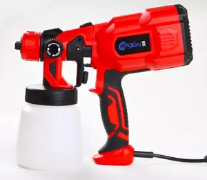 Hot Koop 550W Draagbare Pistola De Pintura Hvlp Auto Elektrische Sproeier Verf Battare Schilderen Spray Machine Gun