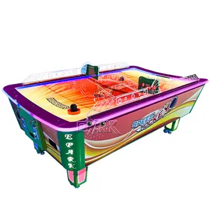 屋内アーケードコイン式ゲーム機エアホッケーテーブル宝くじチケットゲームPlataformaDe Hockey Aereo Hockey Table