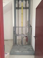 Plateforme élévatrice hydraulique robuste pour marchandises, capacité de charge 1 à 10 tonnes, hauteur de levage 1 à 15 m, rails de guidage doubles