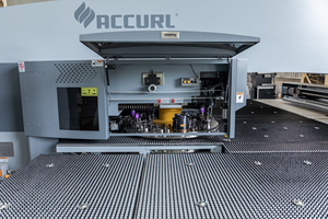 ACCURL yeni Servo güç CNC döner başlıklı zımba presi esnek üretim damgalama delik delme sac çekirdek Motor rulman pompası - Product Image 5