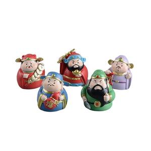 Nanhui chinois maison bureau dieu de la richesse petite décoration cinq voies Guan <span class=keywords><strong>Yu</strong></span> chai roi Zhao Gongming résine artisanat - Product Image 5