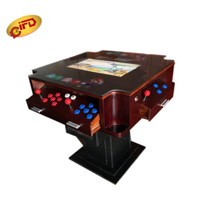 Café-bar <span class=keywords><strong>Table</strong></span> à cocktails <span class=keywords><strong>Jeux</strong></span> vidéo Vernis de cuisson avec 1164 <span class=keywords><strong>jeux</strong></span> Classique 60 en 1 Machine de jeu d'arcade classique - Product Image 3
