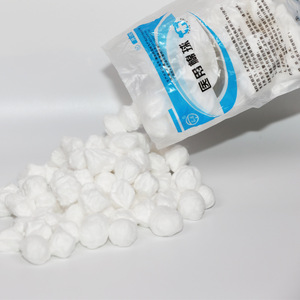 Boules de coton médicales Wei An, absorbantes, stériles, jetables, pour usage médical, tailles grande, moyenne, petite, OEM personnalisé - Product Image 1