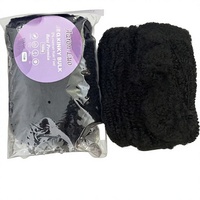 Capelli Afro Kinky Bulk da 12 pollici, 100g, in fibra morbida resistente alle alte temperature, senza grovigli, modellabili con acqua calda per trecce