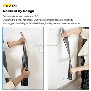 Visera para Ventana de Puerta de Coche para HYUNDAI <span class=keywords><strong>TUCSON</strong></span> L <span class=keywords><strong>2021</strong></span>+ Distancia Entre Ejes Larga, <span class=keywords><strong>Accesorios</strong></span> Exteriores, Deflectores de Sol y Lluvia, Protectores de Viento - Product Image 3